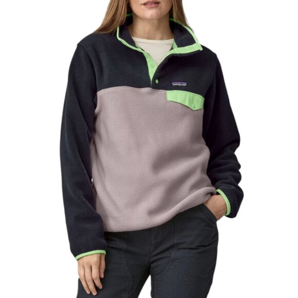 Patagonia Women's Synchilla Snap-T Fleece Pullover Echo Purple, New With Tag - Picture 1 of 4